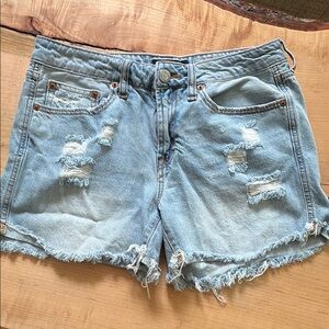 Aeropostale Distressed Denim Shorts